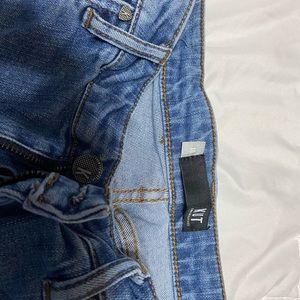 Kut straight leg distressed jeans